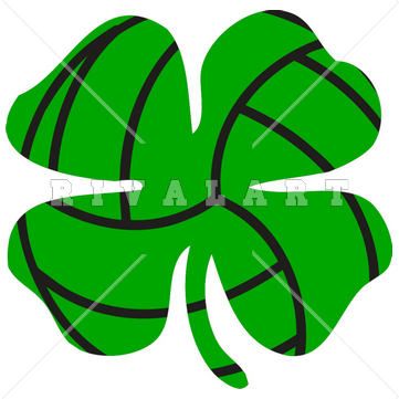 Clover 4leafclover Stpatricksday Clovers Green Pattysday Stpatty Volleyball Greensports Cloverball Volleyballclo Volleyball Images Clip Art Shamrock