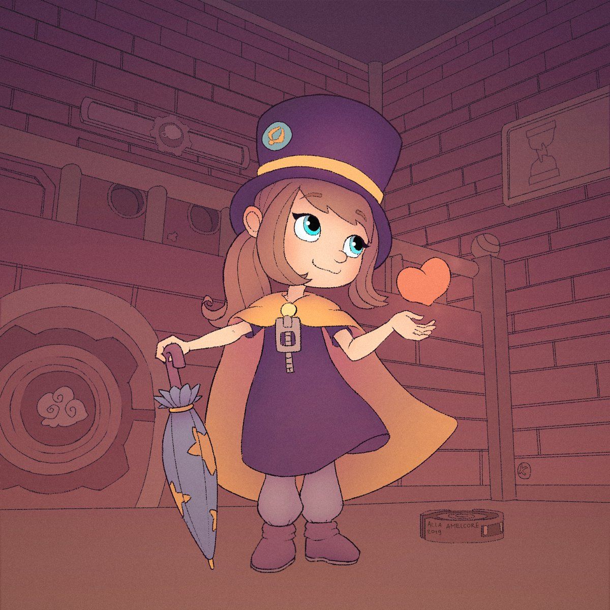 Amelkor Bezzakonie On Twitter Drew This Art Based On A Hat In Time Love This Game So Much 3 Hatintime A Hat In Time Hat In Time Art A Hat