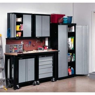 Stack On Gladiator Cadet Set Garage Cabinet Kit Home Stack On Gladiator Cadet Set Garage Cabinet Kit