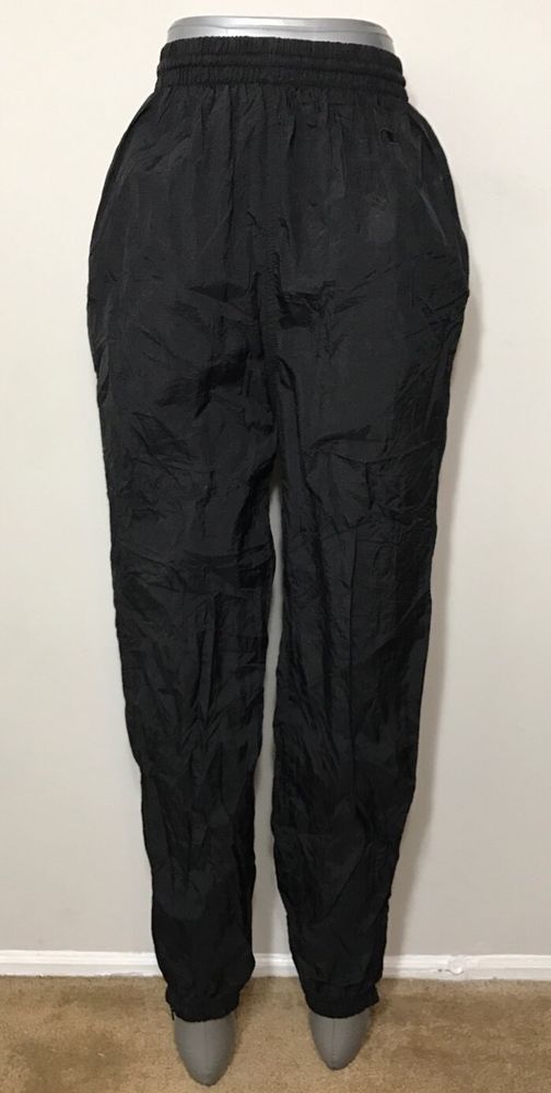 mens nylon warm up pants