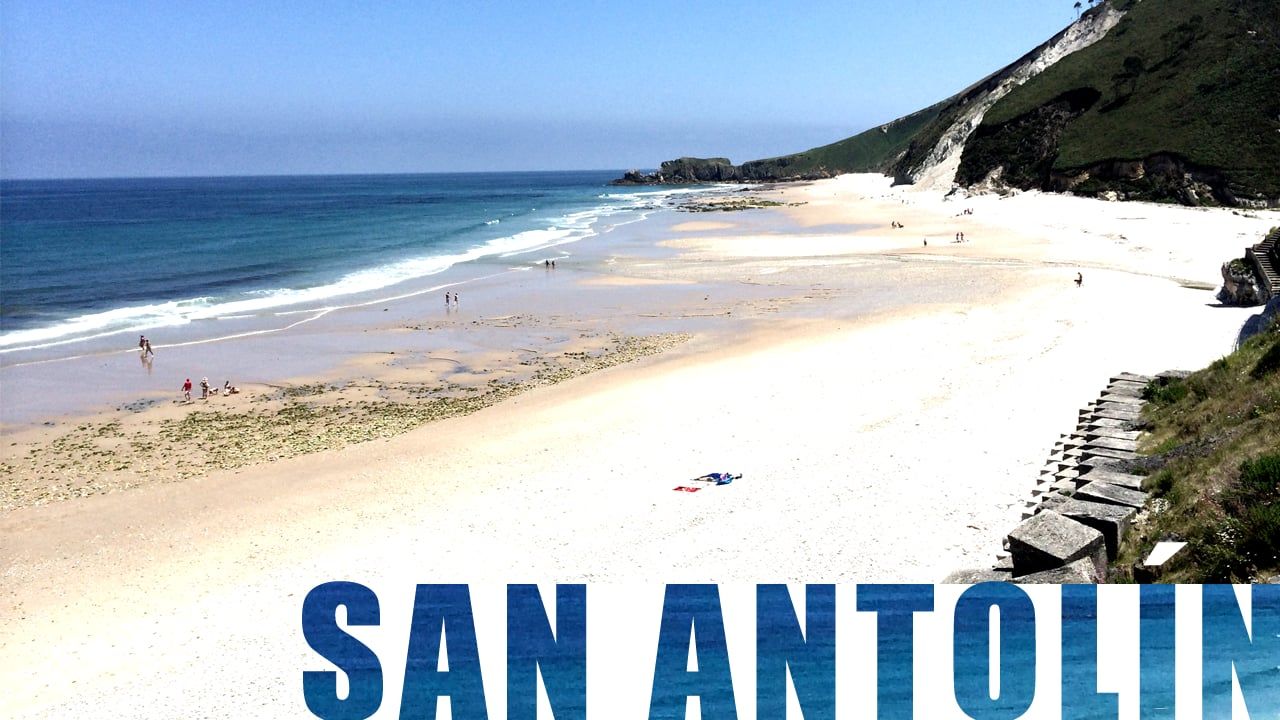 San Antolin Beach In Llanes Asturias Spain Asturias Surfing Beach