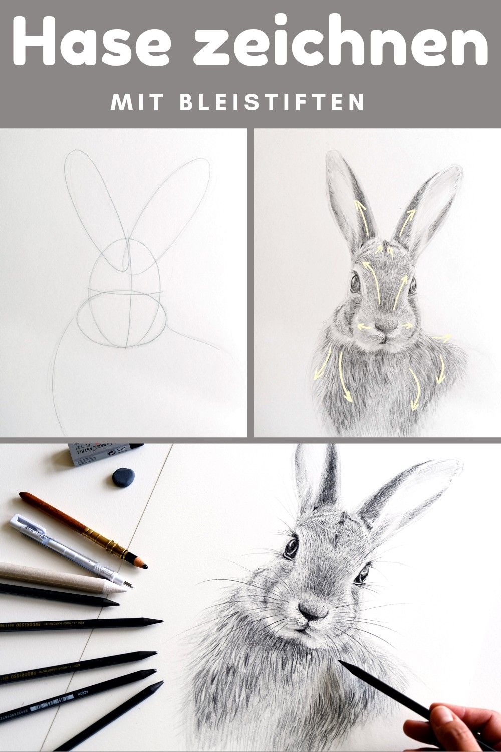 Einfach Hase Zeichnen Bleistift: Entspannen und Kreativ Werden mit Ausmalbildern