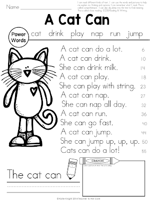 Ideas For Teaching Fluency In First Grade! | 1St Grade Reading Worksheets, Kindergarten Reading Worksheets, Reading Worksheets