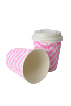 Pink Stripe Coffee Cups Party Frosting Pink Stripe Coffee Cups Party Frosting Supplies