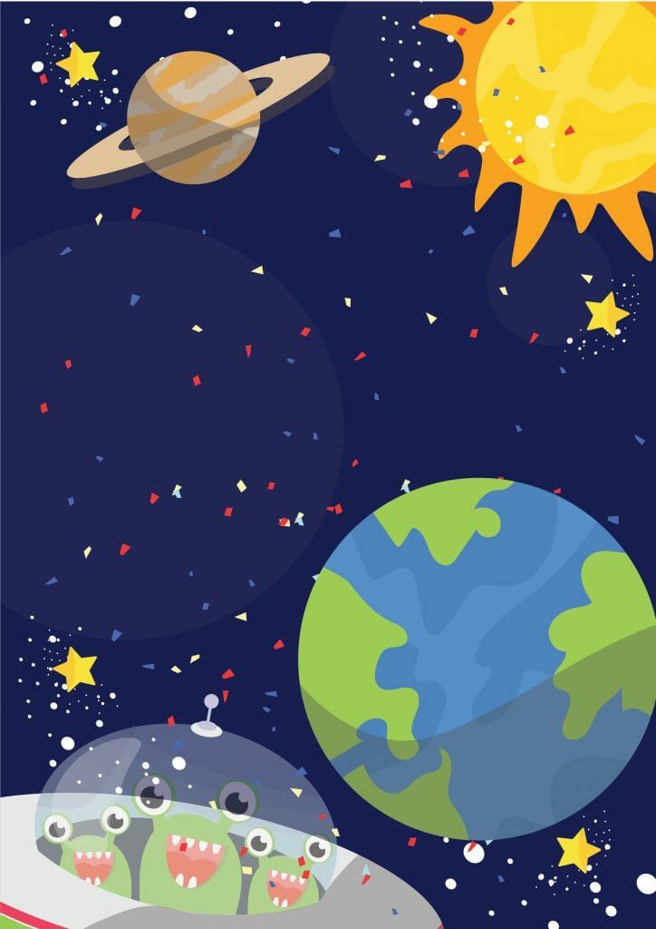 Outer Space Birthday Party | Free Invitations | Pa Outer Space Birthday Party | Free Invitations | Pa