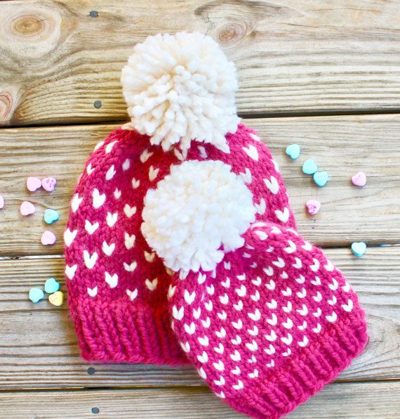 ROSEBEAR Parent-Child Hat Christmas Matching Hat for Mother Kid Winter Pompom Beanie Hat Knit Plaid Hat for mom