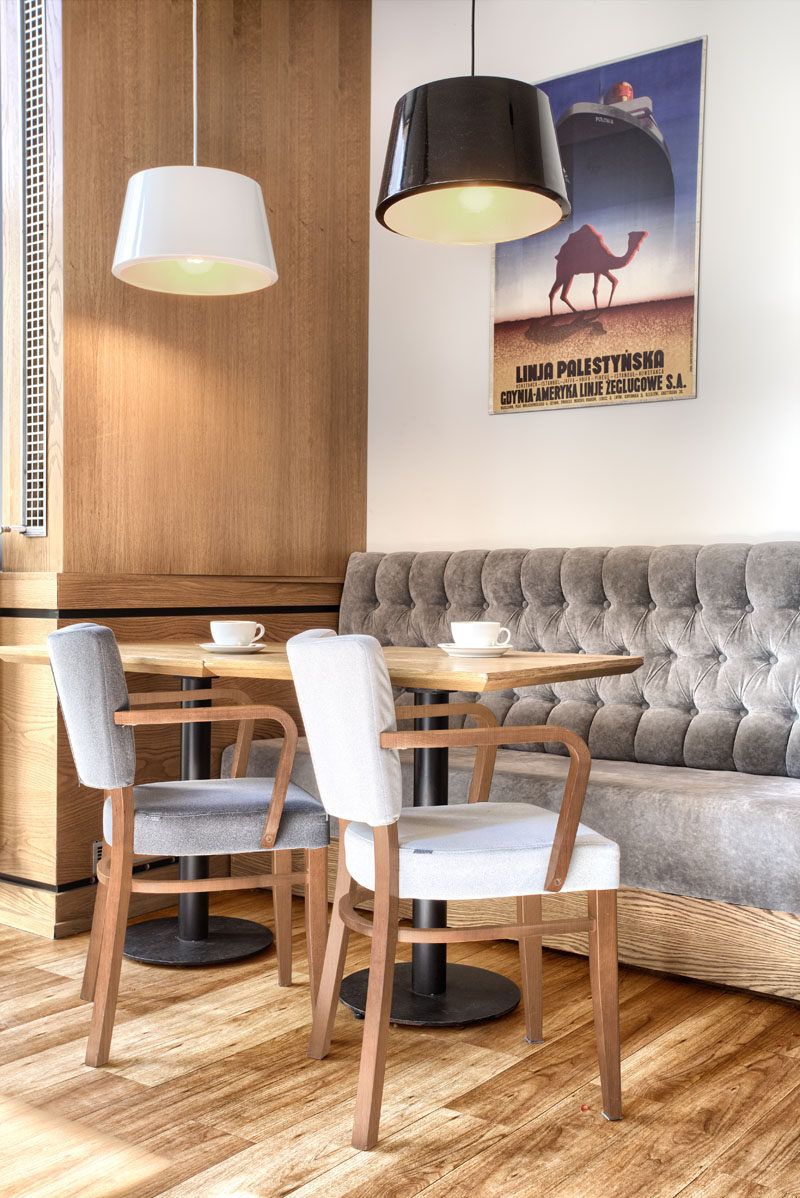 This Polish Cafe Has Lots Of Comfortable Upholstered