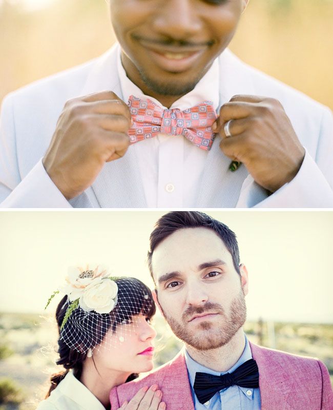 Wedding+Trend:+Fun+Bow+Ties+for+the+Groom Bow Tie Wedding, Wedding ...