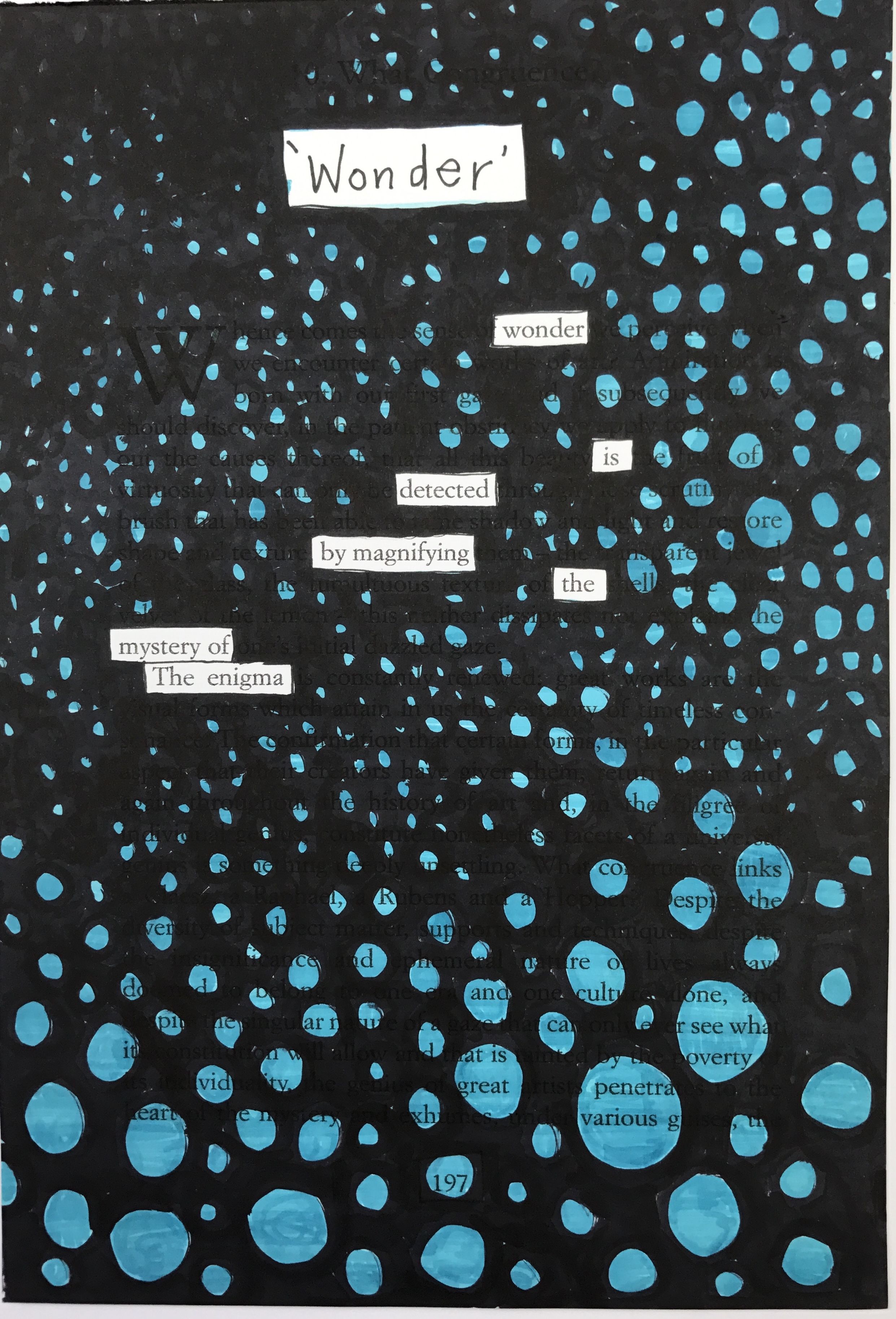 Wonder Blackout Poem By Gael Fairhurst 2017 A Page From The Book wonder-blackout-poem-by-gael-fairhurst-2017-a-page-from-the-book