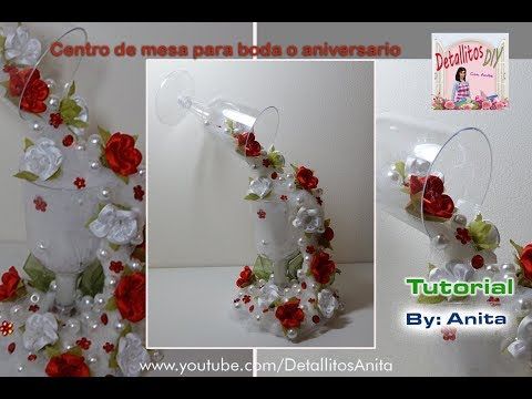 centro de mesa para bodas, 15 años elegante y original muy fácil y