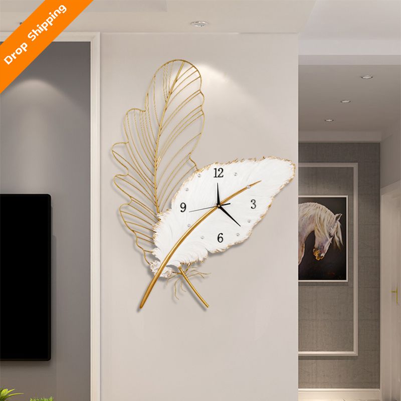 Resin Metal Clock Family Office Kitchen Porch Art Iron Fashion Wall Clock - Buy Modern Simple Fashion Living Room Dining Room Creative