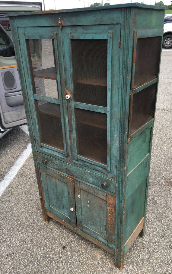 Antique Kitchen Cupboard Screened Doors Antique Kitchen Cupboard Screened Doors