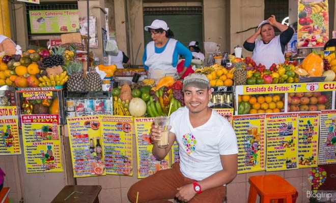 Jugos naturales de frutas en Perú -Viajes de Aristofennes