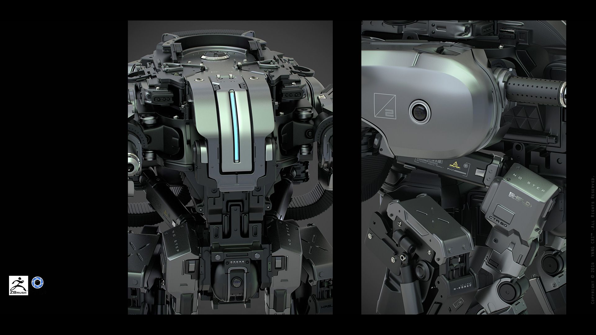 Zbrush 4r7 &amp; krsld Zbrush, Robots concept