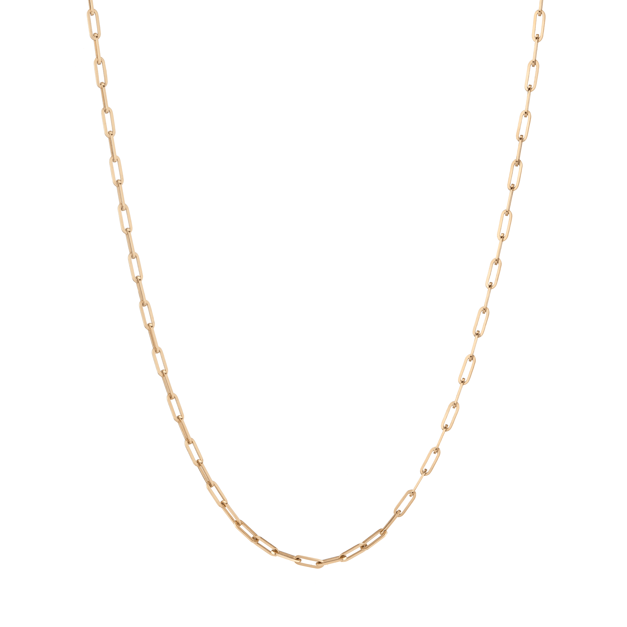 Medium Chain Necklace Yellow Gold Vermeil 14K 18in 22in First Fine Gold medium-chain-necklace-yellow-gold-vermeil-14k-18in-22in-first-fine-gold