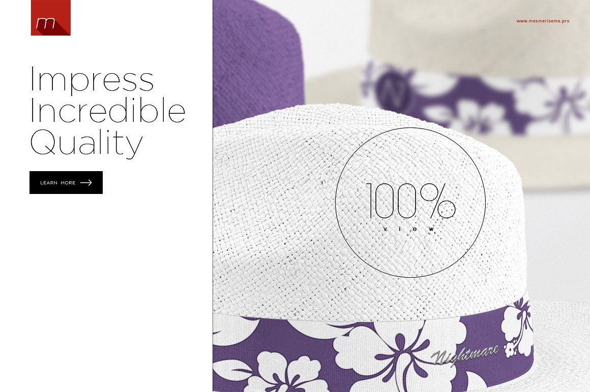 Download Panama Hat Mock-up | Business card template word ...