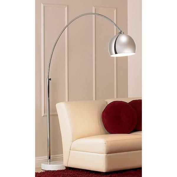 Polished Chrome 67-Inch-W George Kovacs Arc Floor Lamp | Buy More ... Polished Chrome 67-Inch-W George Kovacs Arc Floor Lamp | Buy More ...