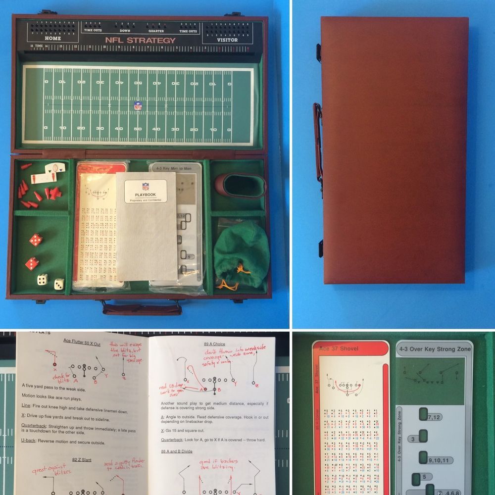 Vintage NFL Strategy Game Of Football Tudor Games Model 1000 1979 For vintage-nfl-strategy-game-of-football-tudor-games-model-1000-1979-for