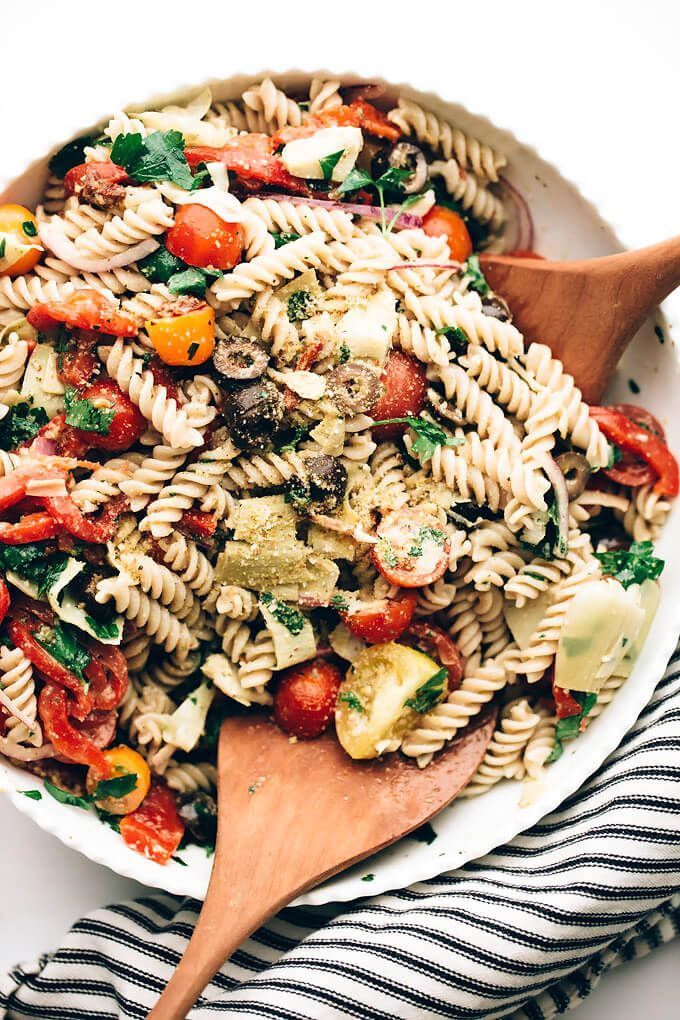 Easy Vegan Italian Pasta Salad Easy Vegan Italian Pasta Salad
