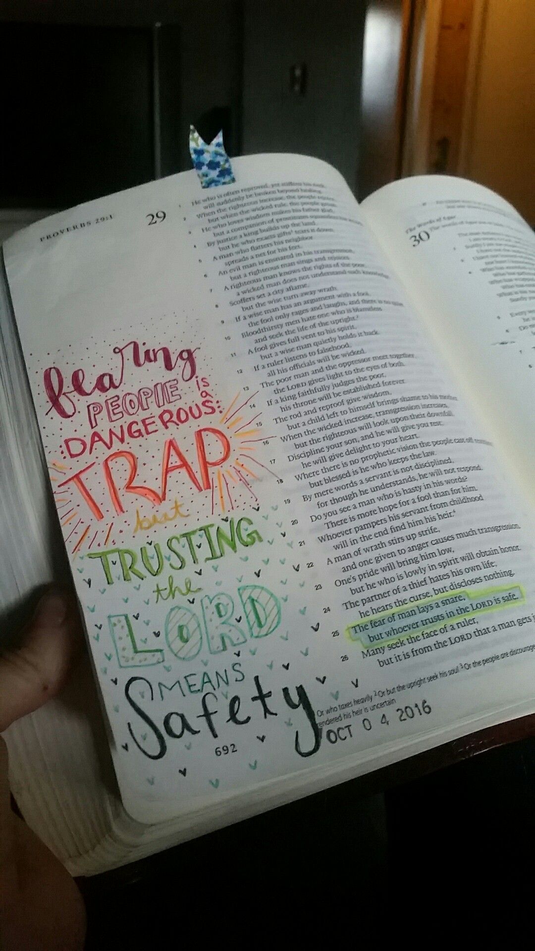 proverbs 29 25 bible