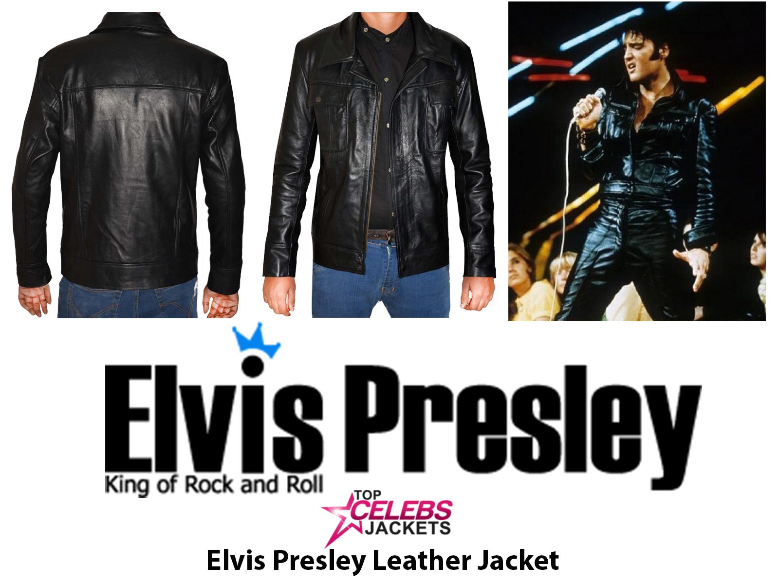 Elvis Presley The King Of Rock Jacket | Jackets, Leather Elvis Presley The King Of Rock Jacket | Jackets, Leather