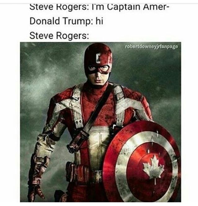 Funny but Steve would never betray his beloved America. Instead he'd beat the li...