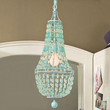 Glass Bead Chandelier Pbteen Beaded Turquoise Teal Glass Bead Chandelier Pbteen Beaded, Blue Turquoise Beaded Chandelier Uk