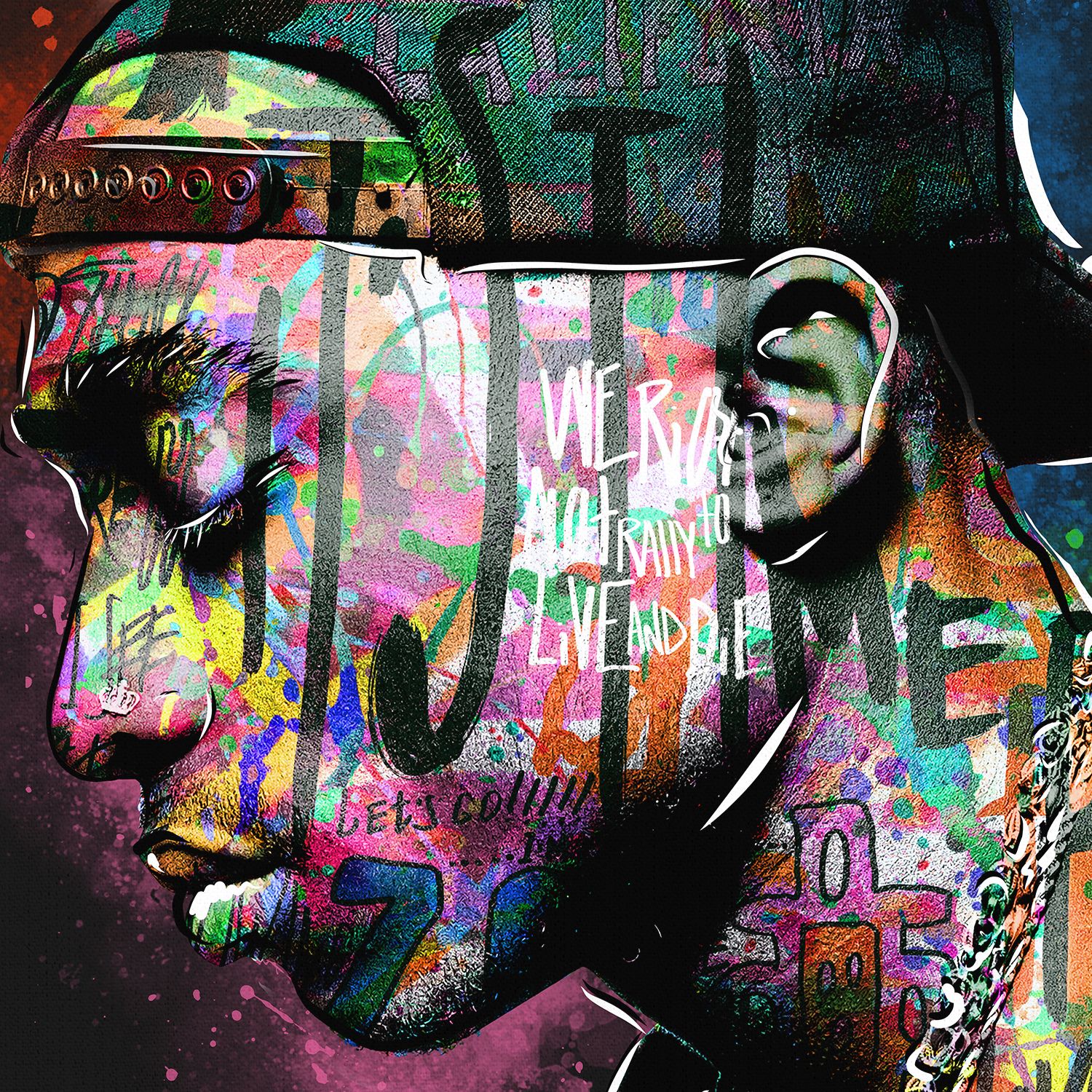 Tupac Graffiti 2Pac Shakur Pop Art Rap Hip Hop Modern Wall Art In 2022 Tupac Graffiti 2Pac Shakur Pop Art Rap Hip Hop Modern Wall Art In 2022
