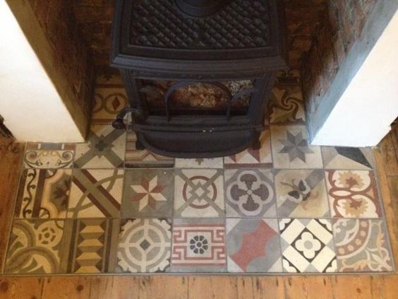 Woodburning Stove Reclaimed Tiles Www Reclaimedtile