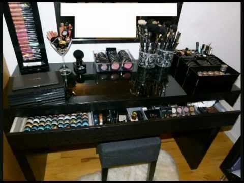 Ikea Malm Vanity Makeup Table Organization Storage Ikea Malm Vanity Makeup Table Organization Storage