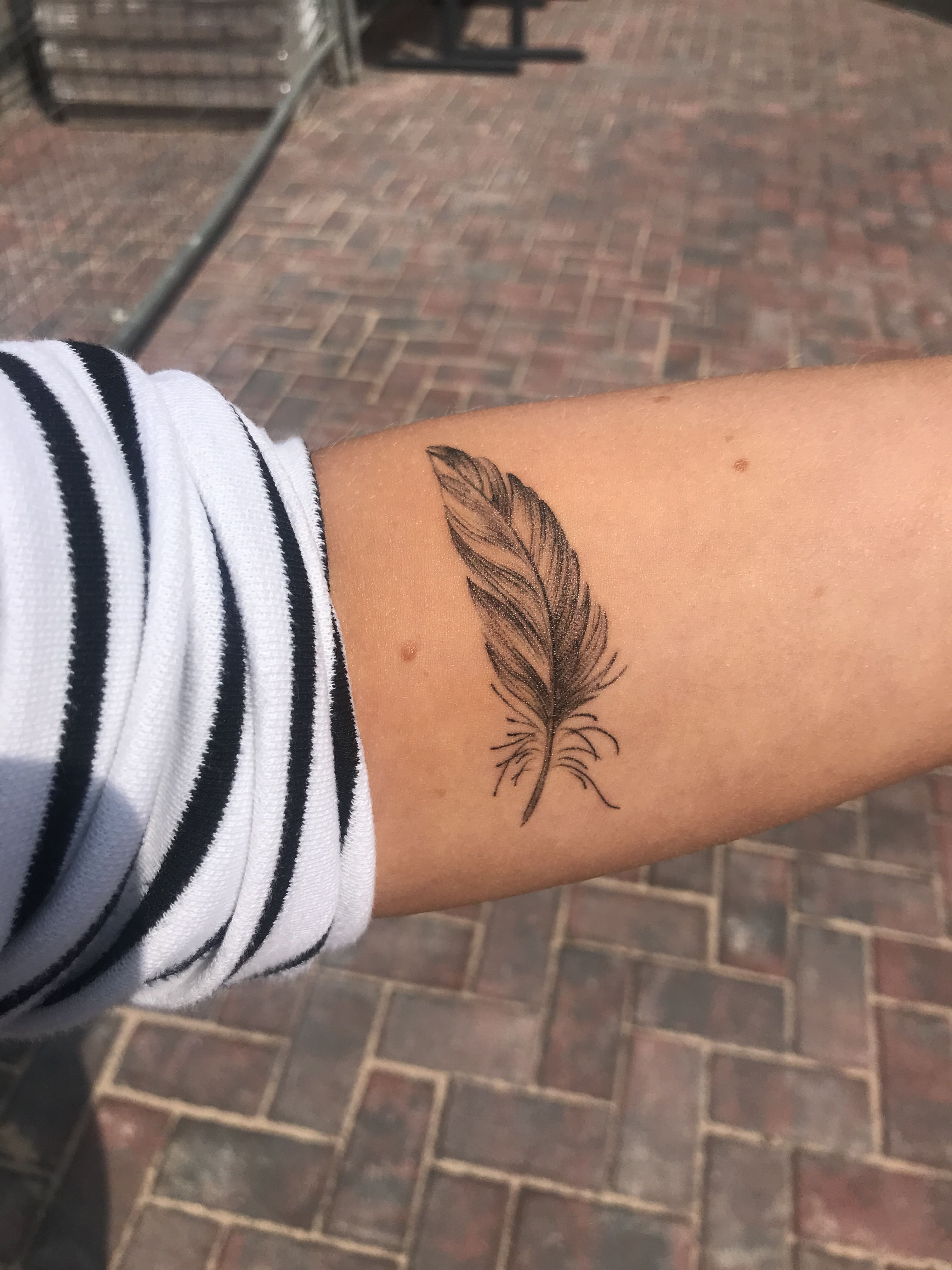 Feather tattoo | Feather tattoo, Feather tattoo arm, Tattoos