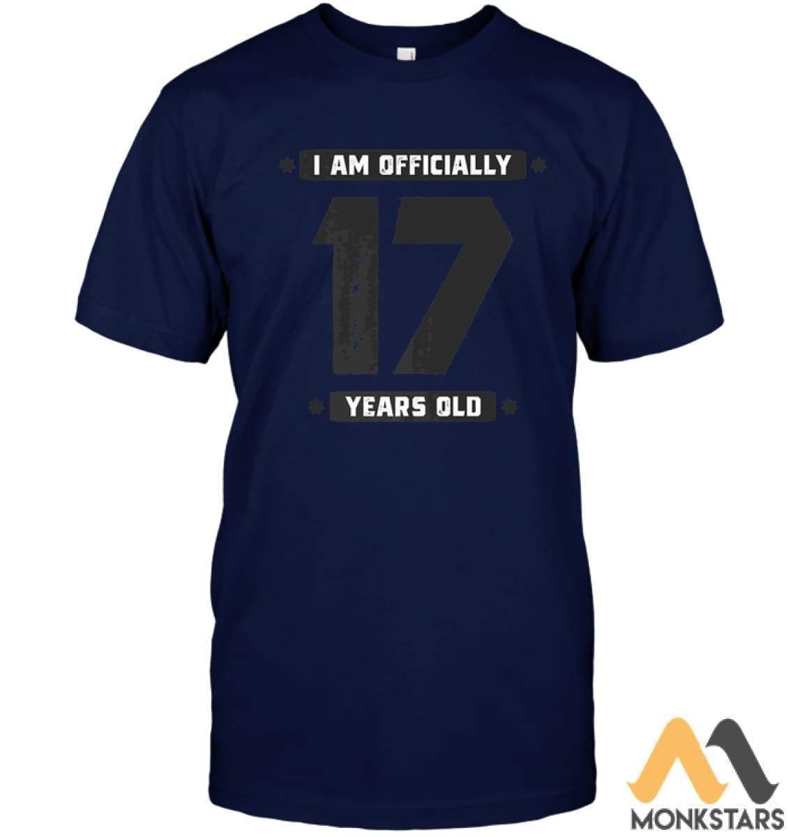 17th Birthday Shirt Age 17 Years Old Boys Girls Gift Son - Monkstars Inc. #17thbirthday