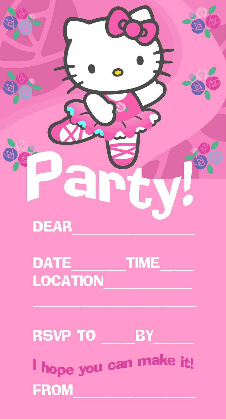hello kitty printable invitations hello kitty in 2019 hello invitation card hello kitty