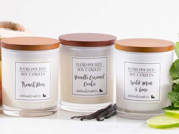 Selling unique handmade candles? You'll need beautiful labels - we offer a range of customisable ...
