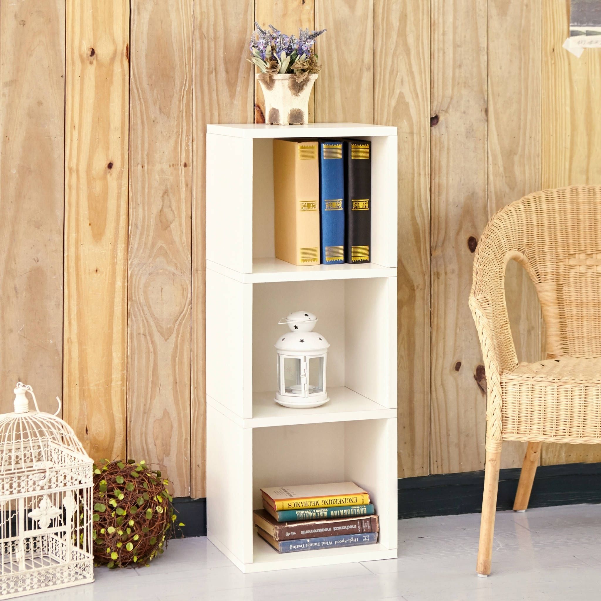 Way Basics Wynwood Eco 3 Shelf Narrow Bookcase Storage, White Lifetime Way Basics Wynwood Eco 3 Shelf Narrow Bookcase Storage, White Lifetime