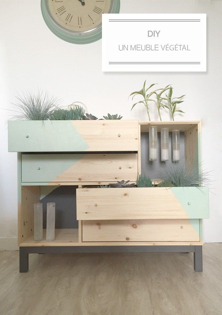 DIY Créez votre meuble végétal Pinterest Ikea hack and DIY