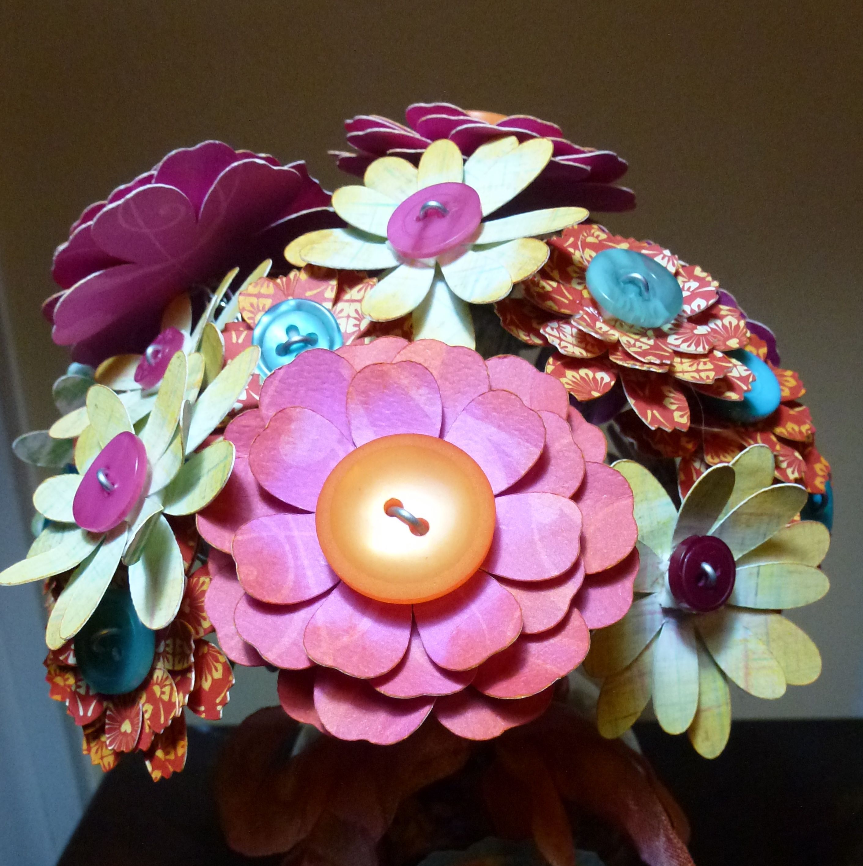 paper flower bouquet cricut