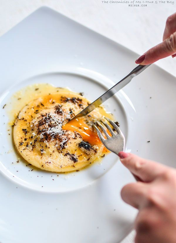 egg yolk raviolo with truffle butter recipe the chronicles of ms i