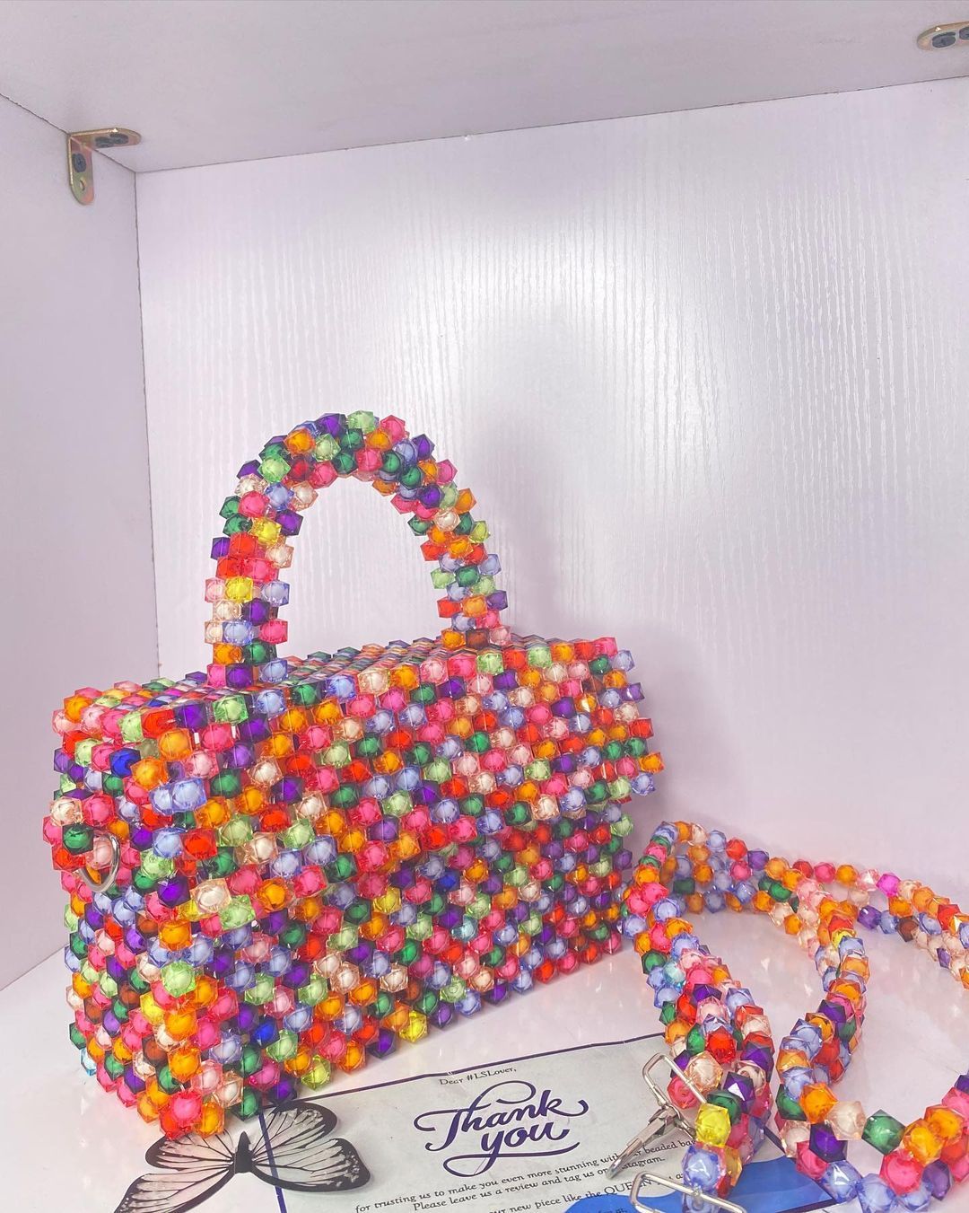 Beaded Bags, Straw Bag, Strap, Handmade, Instagram, Fashion, Boas, Beading, Moda