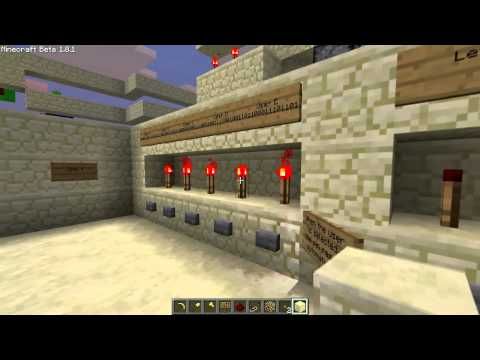 Minecraft Sistema De Cajas De Seguridad Hecho Con Redstone Y Combinaciones De Ceros Y Unos High Security Bank System V2 0 Minecraft Home Decor Fireplace