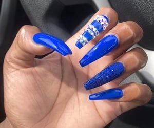 661 images about N A I L S on We Heart It | See more about nails, beauty and pink Blue Nails, Find Image, We Heart It, Nail Art, Glitter, Acrylic, Pink, Beauty, Lost