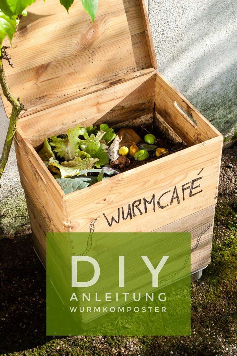 Wurmfarm selber bauen - DIY Anleitung für eigenen Wurmkompost #diygartenprojekte