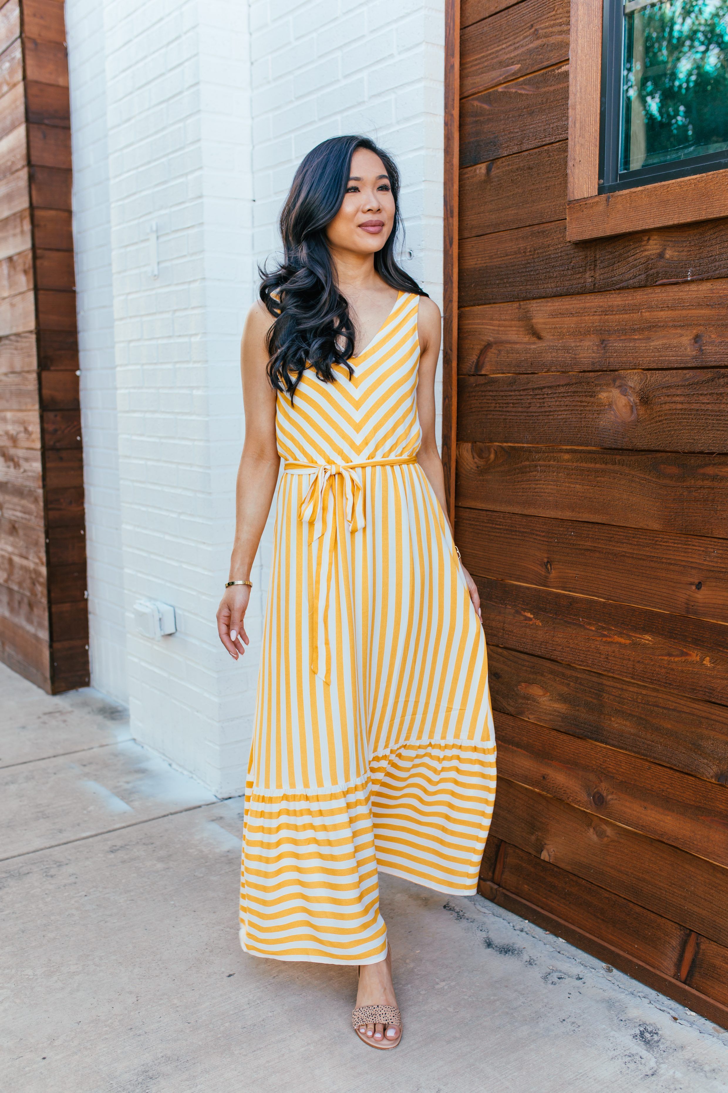 Yellow Chevron Maxi for Spring & Summer - Color & Chic yellow