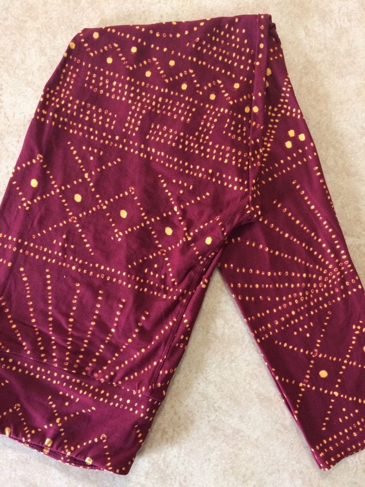 Lularoe TC Tall Curvy Leggings Solid Pink Magenta HTF Unicorn Pants New
