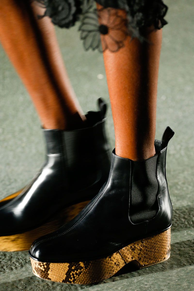 dries van noten silver boots