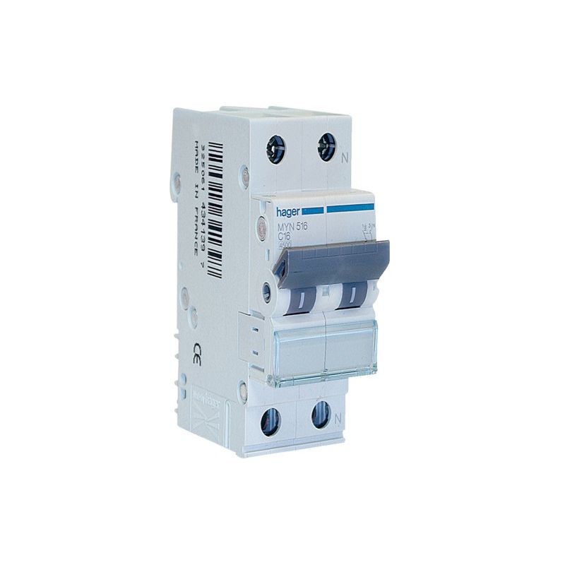 230-400 V 16 A HAGER INTERRUPTOR MAGNETOTERMICO 1 P