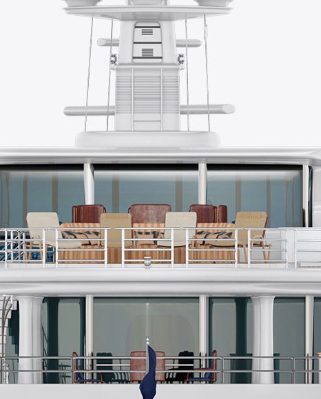 Download Yacht w/water Mockup - Back View in Vehicle Mockups on ...
