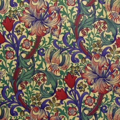 photo Sanderson Golden Lily Fabric pinterest