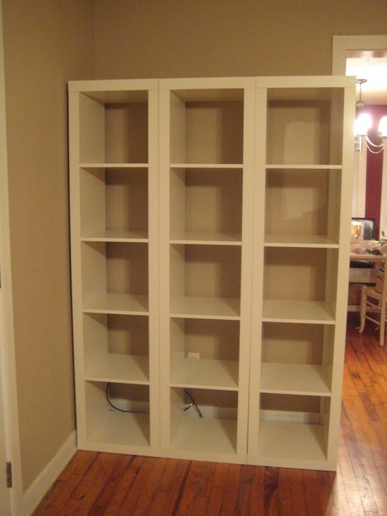 Mach aus günstigen IKEA Kallax (Expedit) etwas prächtiges Genial weißes regal | Regal weiss, Regalwand, Regal