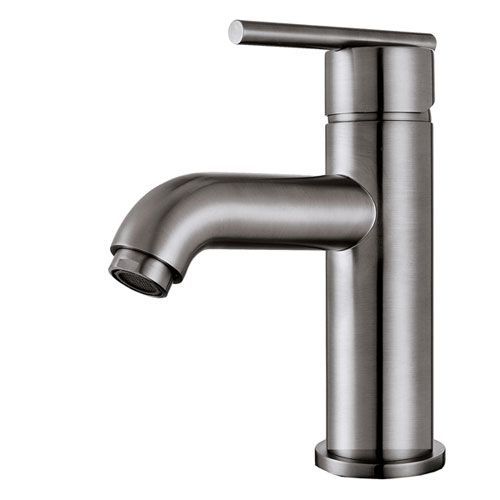 Brushed Nickel Single Handle Lavatory Faucet W Pop Up Drain Brushed Nickel Single Handle Lavatory Faucet W Pop Up Drain